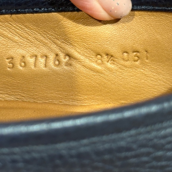 Gucci Horsebit Loafers Navy Pebbled Leather Men’s Size 8.5 /US 9 Made in Italy main image 7